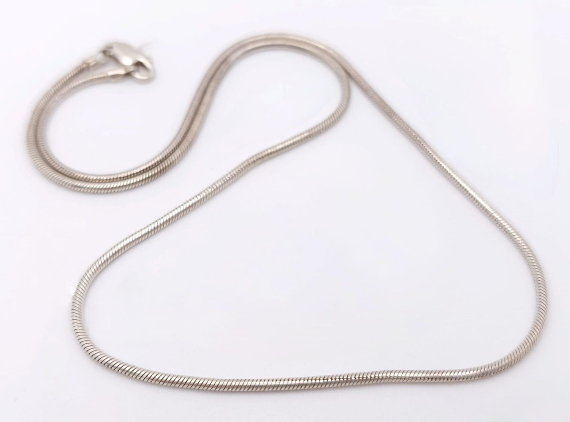 STERLING SILVER SNAKE CHAIN, WEIGHT 7.1G