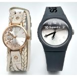 Two Ex Display Beach/Surf Watches, One Men’s, One Ladies Comprising 1) A Rubber strapped Quartz