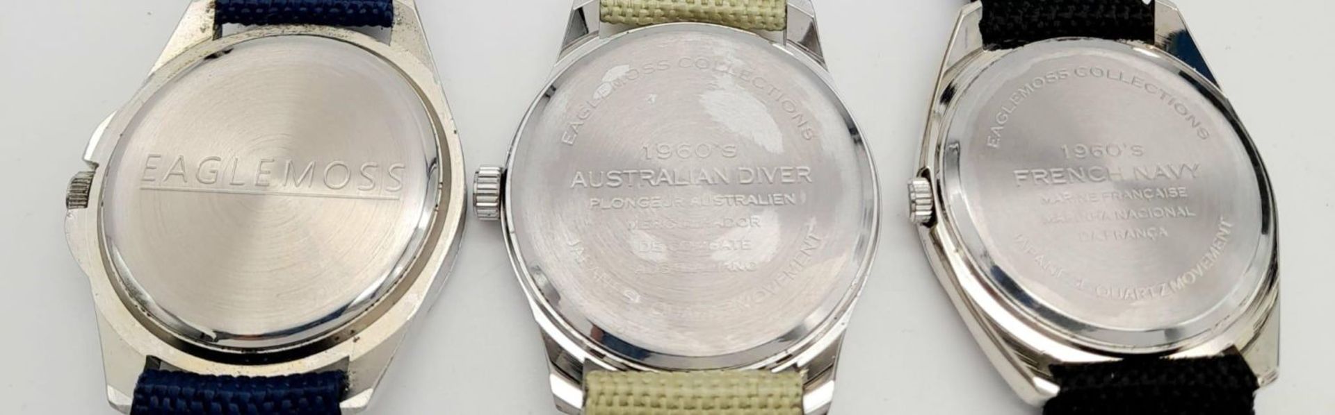 A Parcel of Three Military designed Diver Homage Watches Comprising; 1) Australian Divers Watch ( - Image 11 of 12