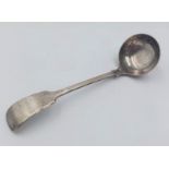 A vintage French silver ladle. Total weight 47G. Total length 18cm. Please see photos for