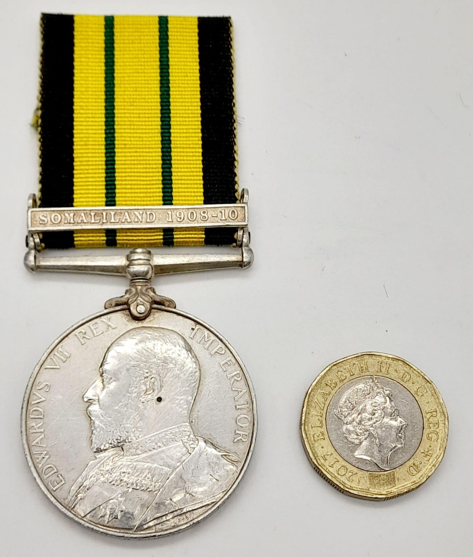 An Africa General Service Medal 1899 with clasp Somaliland 1908-10. Named to 168 Sepoy Ghulab Khan - Bild 7 aus 7