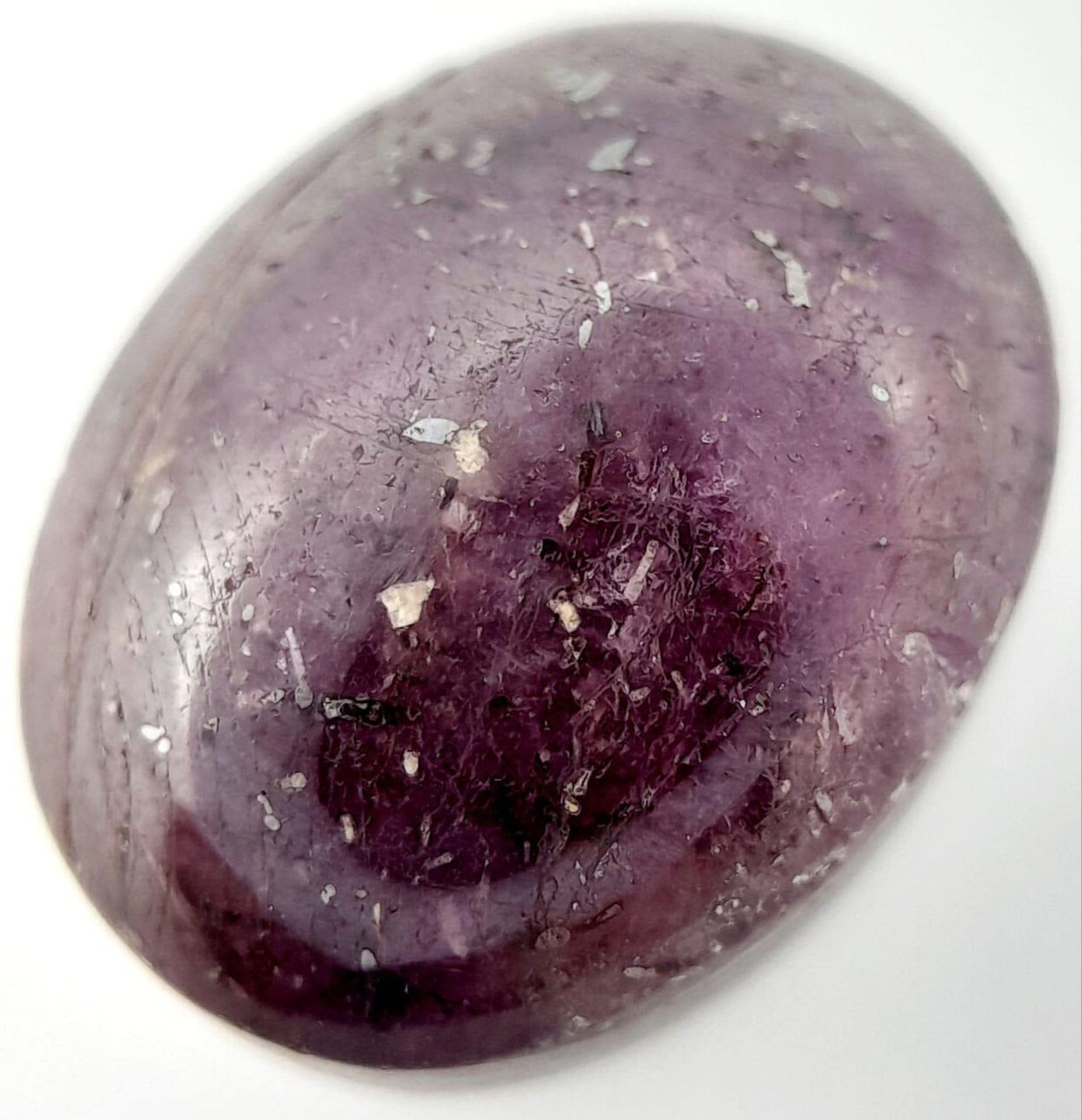 A 15.41ct Natural Star Ruby, in the Oval Cabochon shape. Comes with the IGLI Certificate. ref: ZK - Bild 2 aus 6