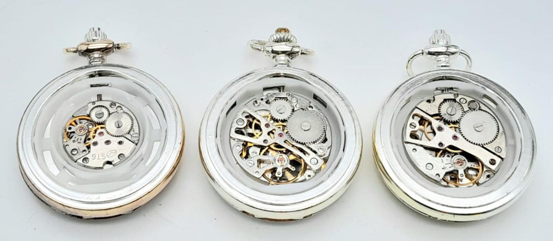 A Parcel of Three ‘Eddie Stobart Transport’ Manual Wind Silver Plated Pocket Watches. Names Include; - Bild 9 aus 10