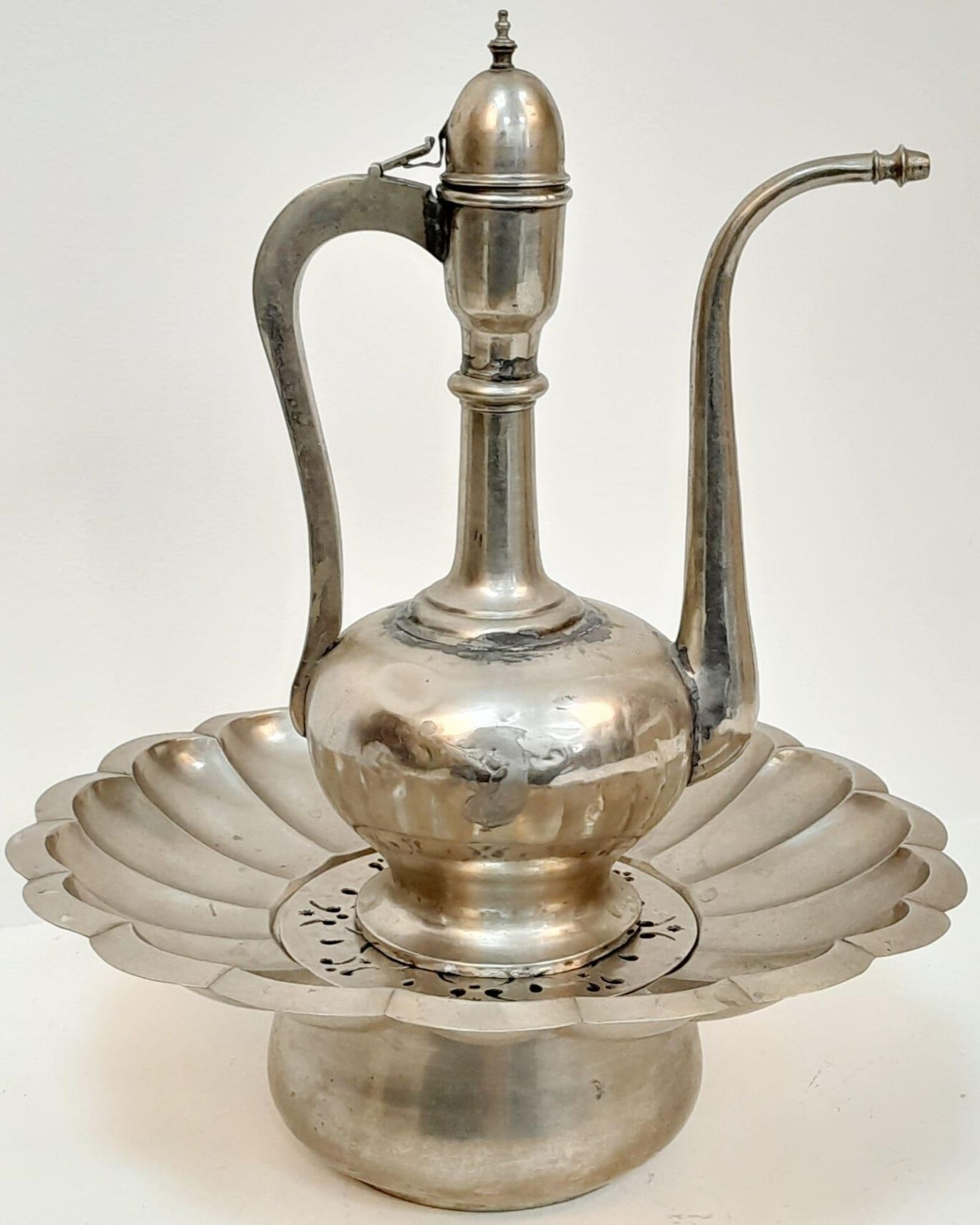 A MIDDLE EASTERN "EWER AND BASIN" .