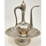 A MIDDLE EASTERN "EWER AND BASIN" .