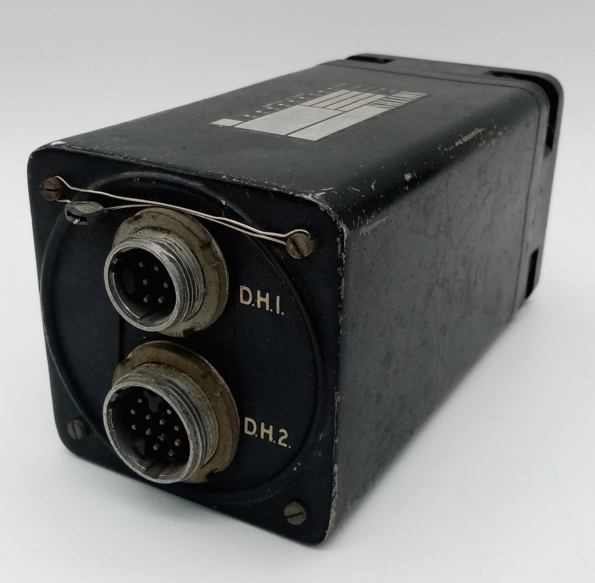 A Vintage Smiths Aircraft Director Horizon Gauge - Indicates Roll and Pitch of Aircraft. Serial - Bild 4 aus 6