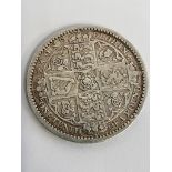 1849 SILVER GOTHIC FLORIN in very/extra fine condition. This is the coin that omitted the