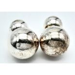 A stylish pair of 925 silver ball earrings. Total weight 5.7G.