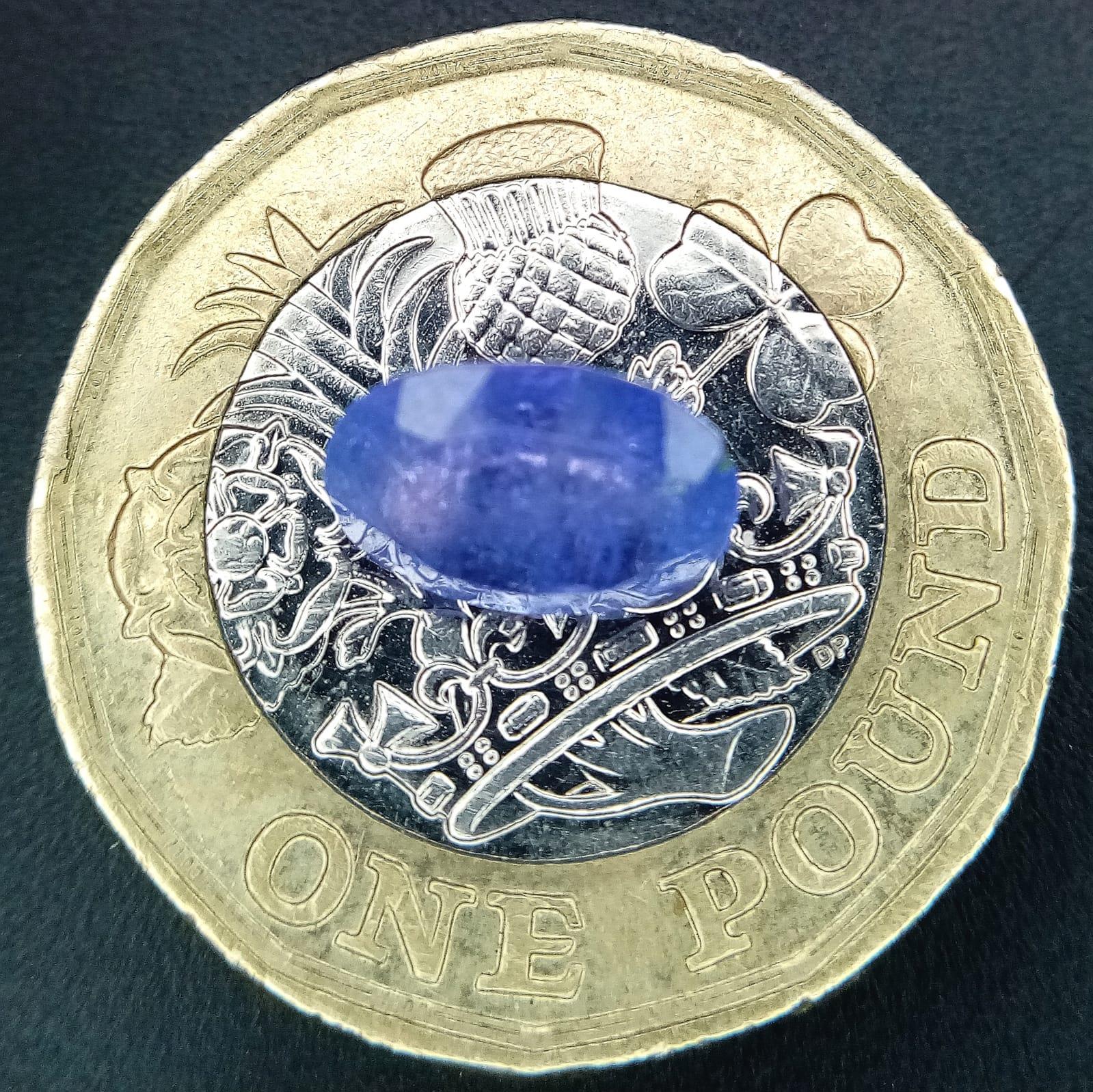 A 1.60ct Translucent Faceted Natural Tanzanite. Comes with the GGI Certificate. ref: ZK 030 - Image 4 of 5