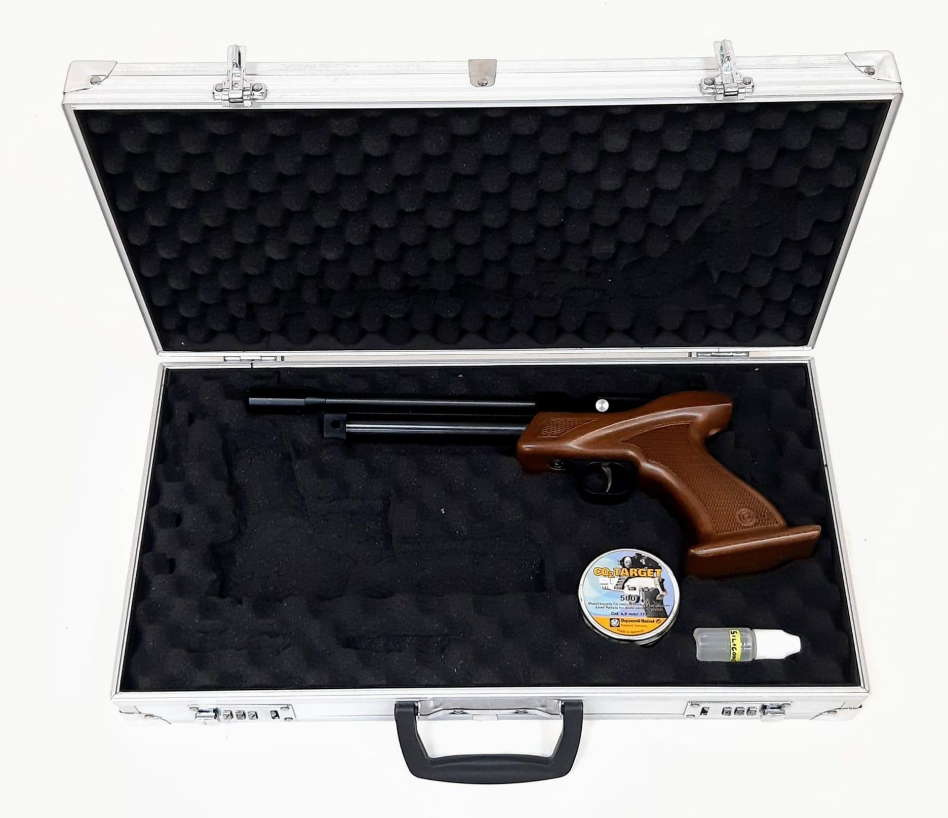 An Immaculate Condition .177 Calibre CP1-M CO2 Competition Target Air Pistol by SMK. Highly