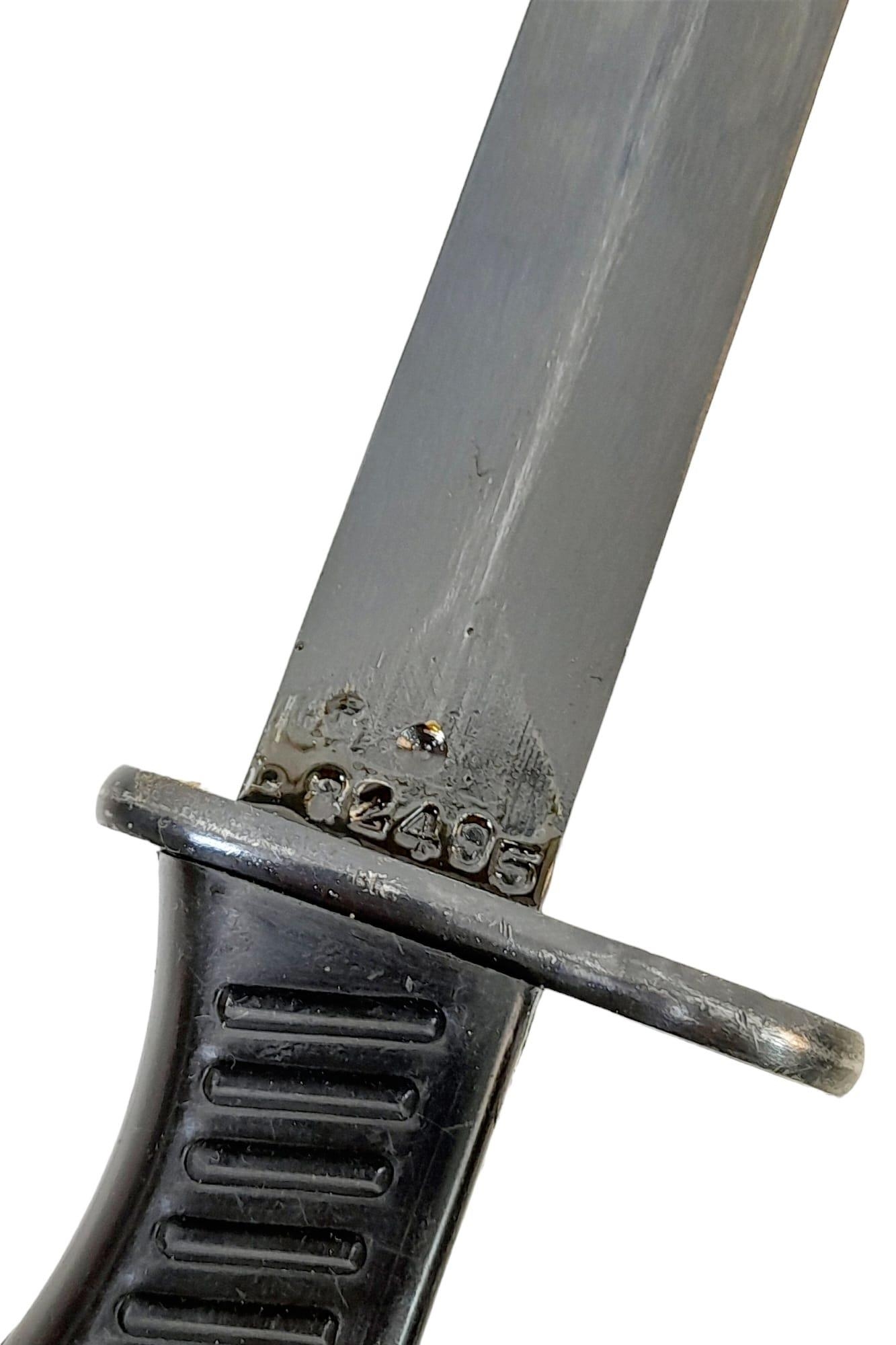Yugoslavian M56 Submachine Gun Bayonet, as used in Croatia, Kosova, Bosnia & Herzegovina. - Image 2 of 4