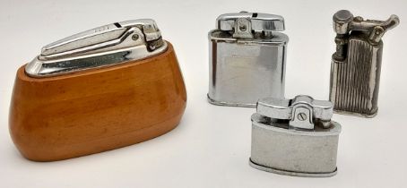An Interesting Collection of Four Lighters. Comprising of two Ronsons, one Rolstar and one Early