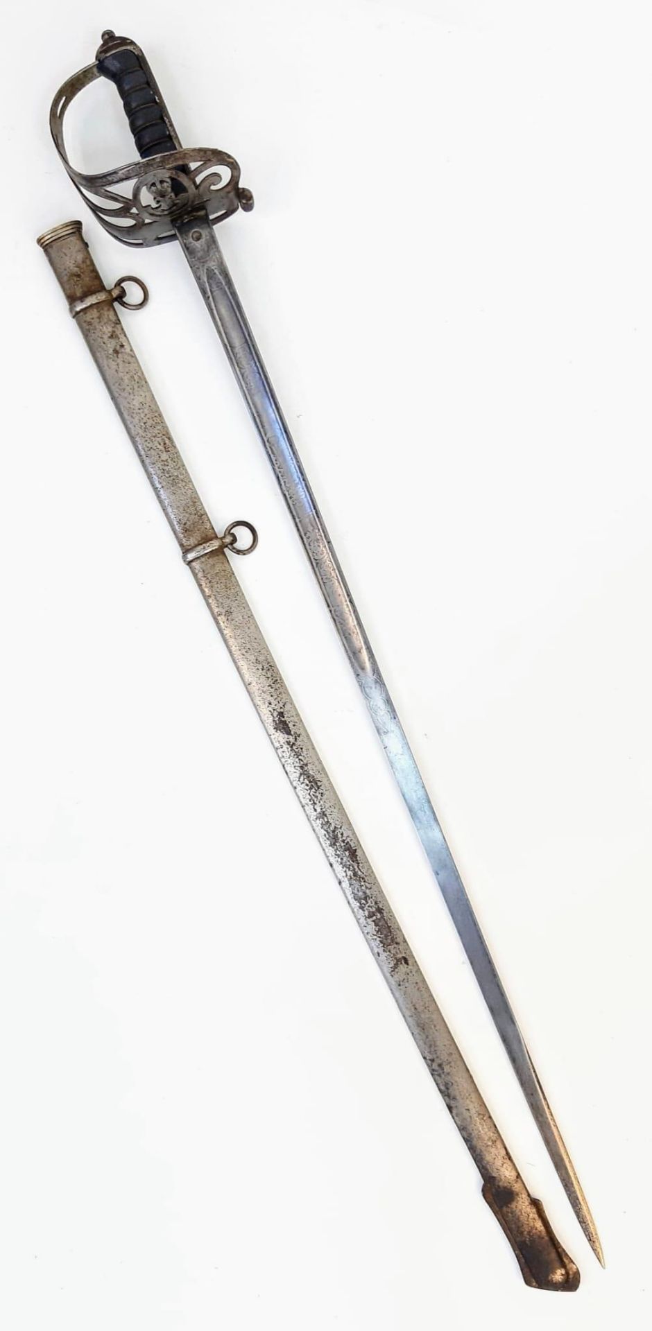 Second Boer War Period British Infantry Officers 1845 Pattern Sword of the Light Infantry. Maker: