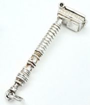 A Sterling Silver GPO/BT Tower (now known as the Telecom Tower) Charm. Opens to reveal name of