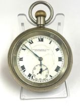 Vintage Railway pocket watch ticks , sold as found.