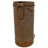 Spanish Civil War Period German Condor Legion Gas Mas Canister. Name and unit number inside.