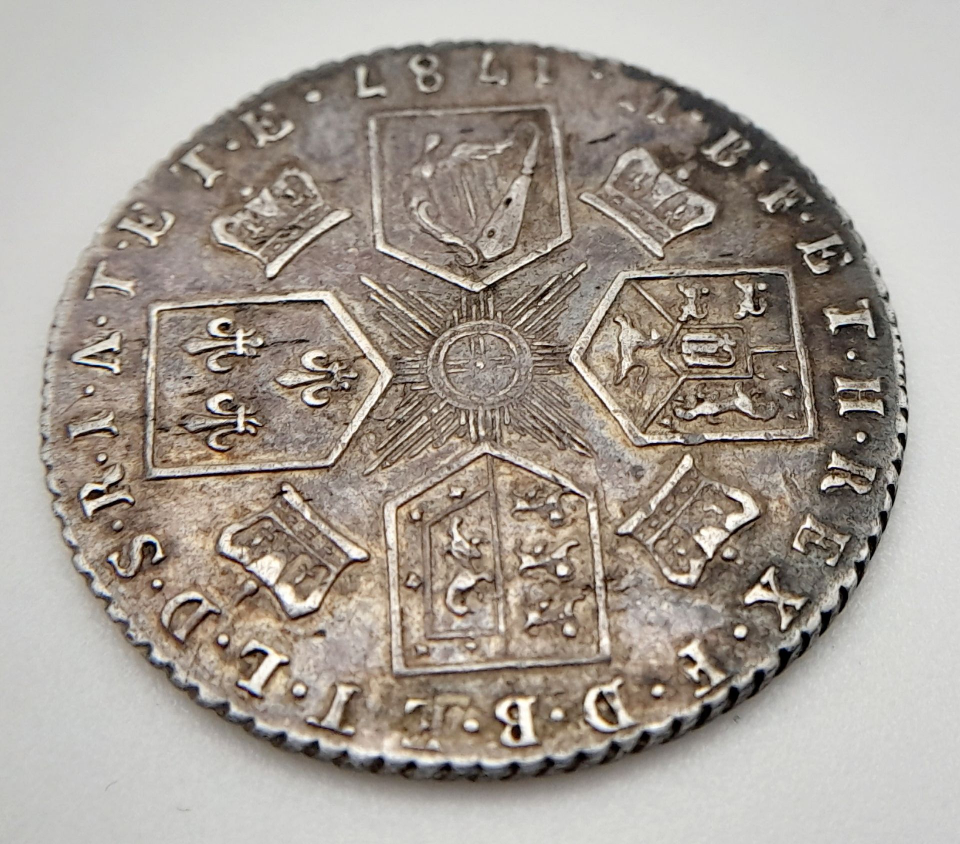 A 1787 George III Silver Sixpence. Please see photos for conditions. Ref: 610001H - Image 4 of 4