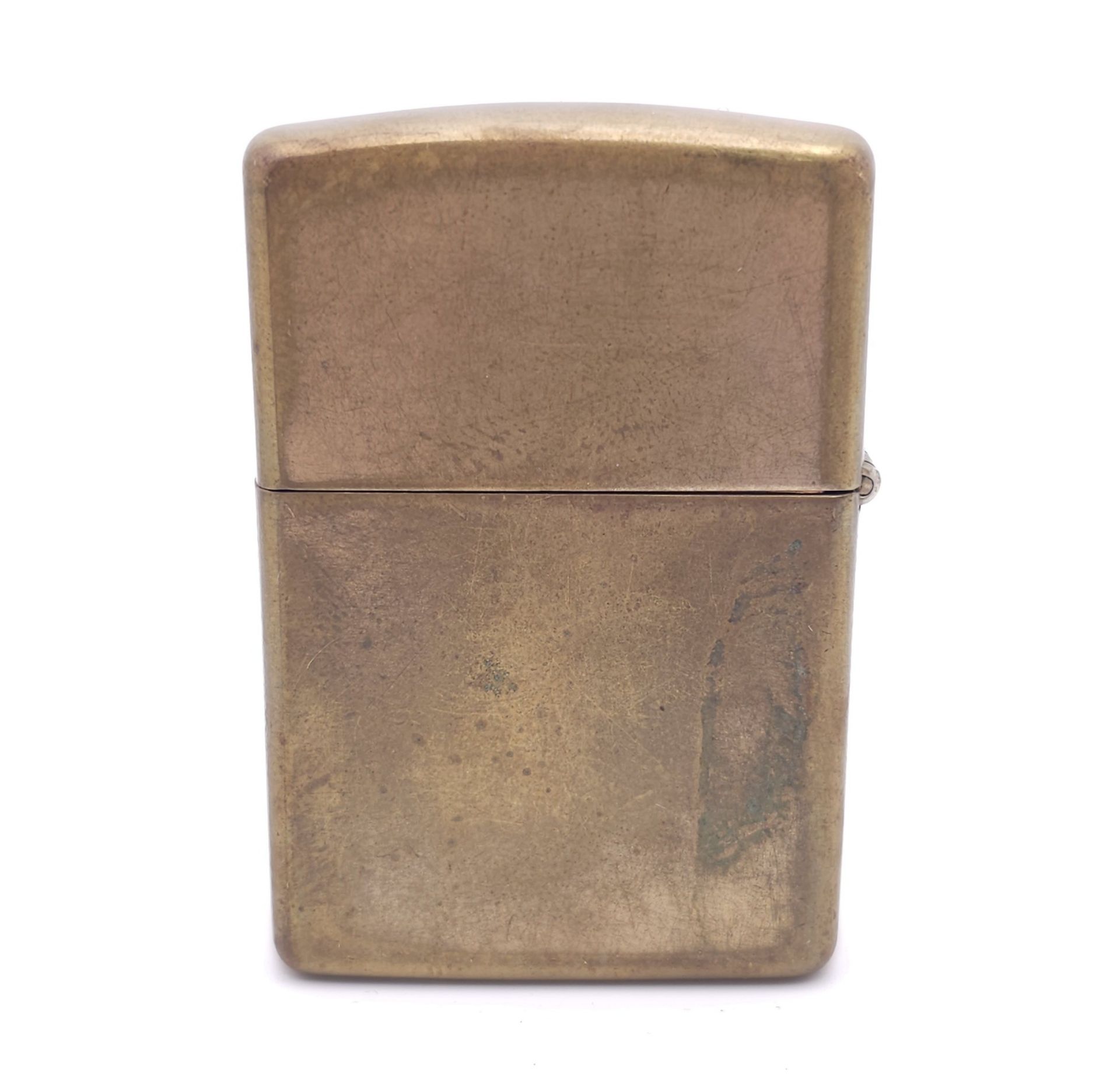 A Vintage Brass Zippo Lighter. USA Made. Marked X. Comes with a Vintage Zippo Lighter Collection - Bild 4 aus 8