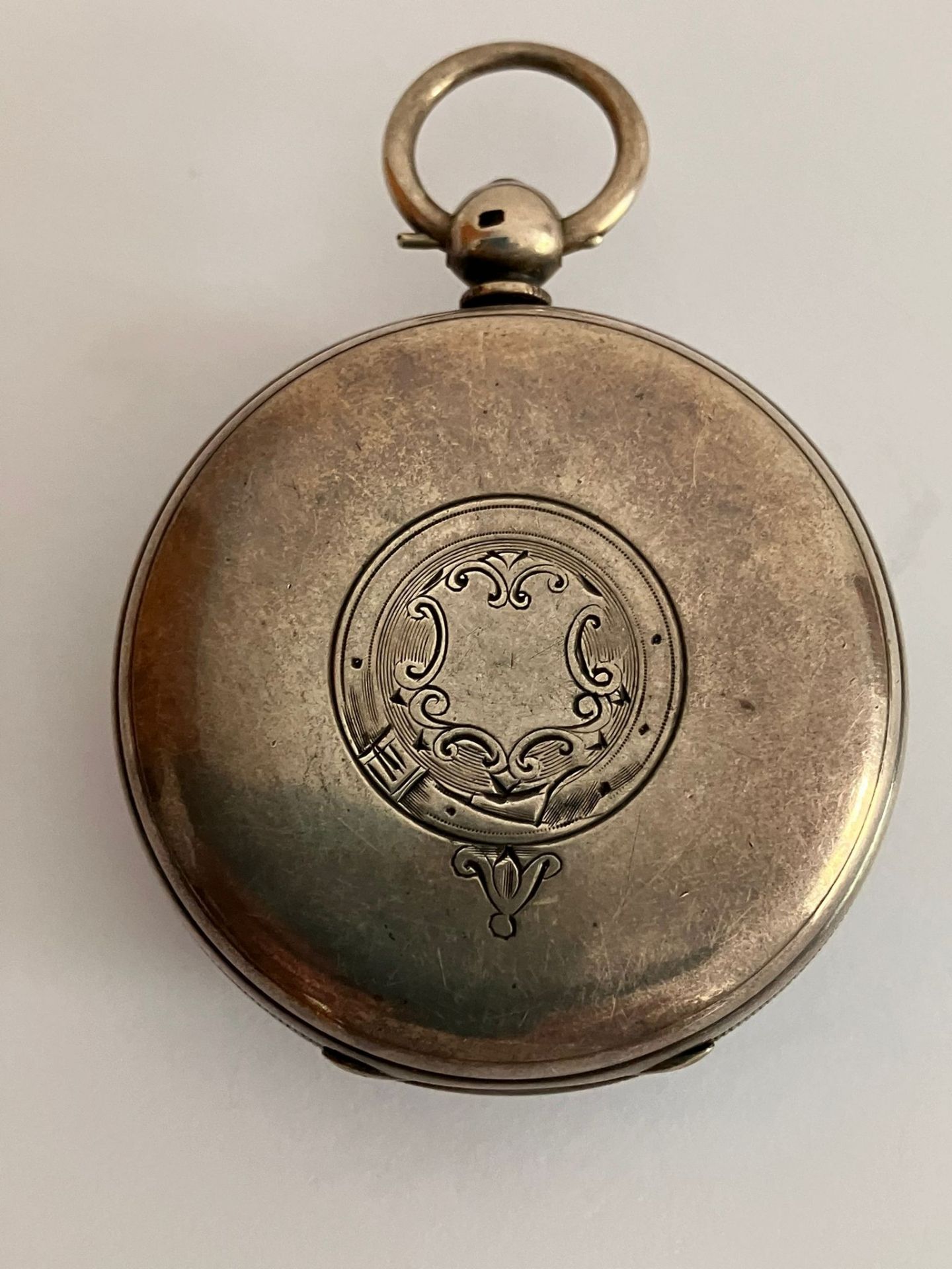 Antique SILVER POCKET WATCH with Silver Case hallmarked Robert John Pike, London 1873. Watch - Image 2 of 10