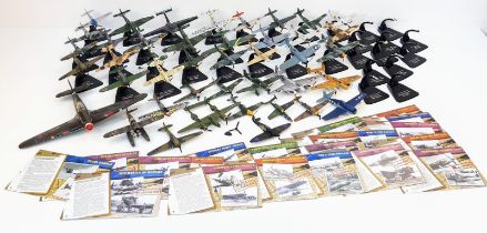 A Collection of Battle of Britain Model Fighter Planes. Over thirty die-cast metal planes with