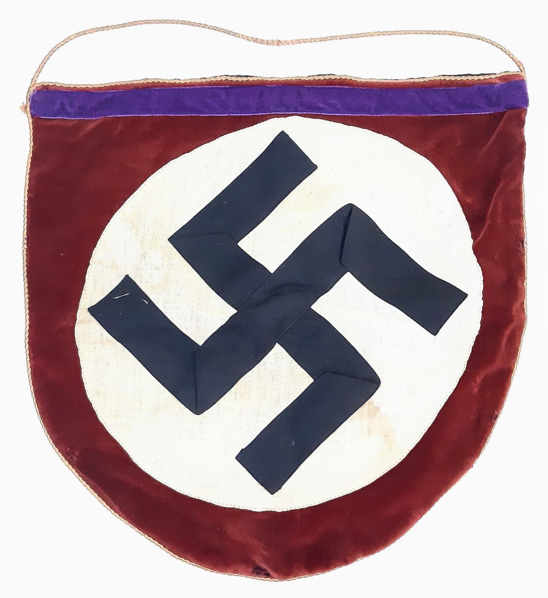 Rare 3rd Reich Pulpit Banner. Hard to find interesting item.