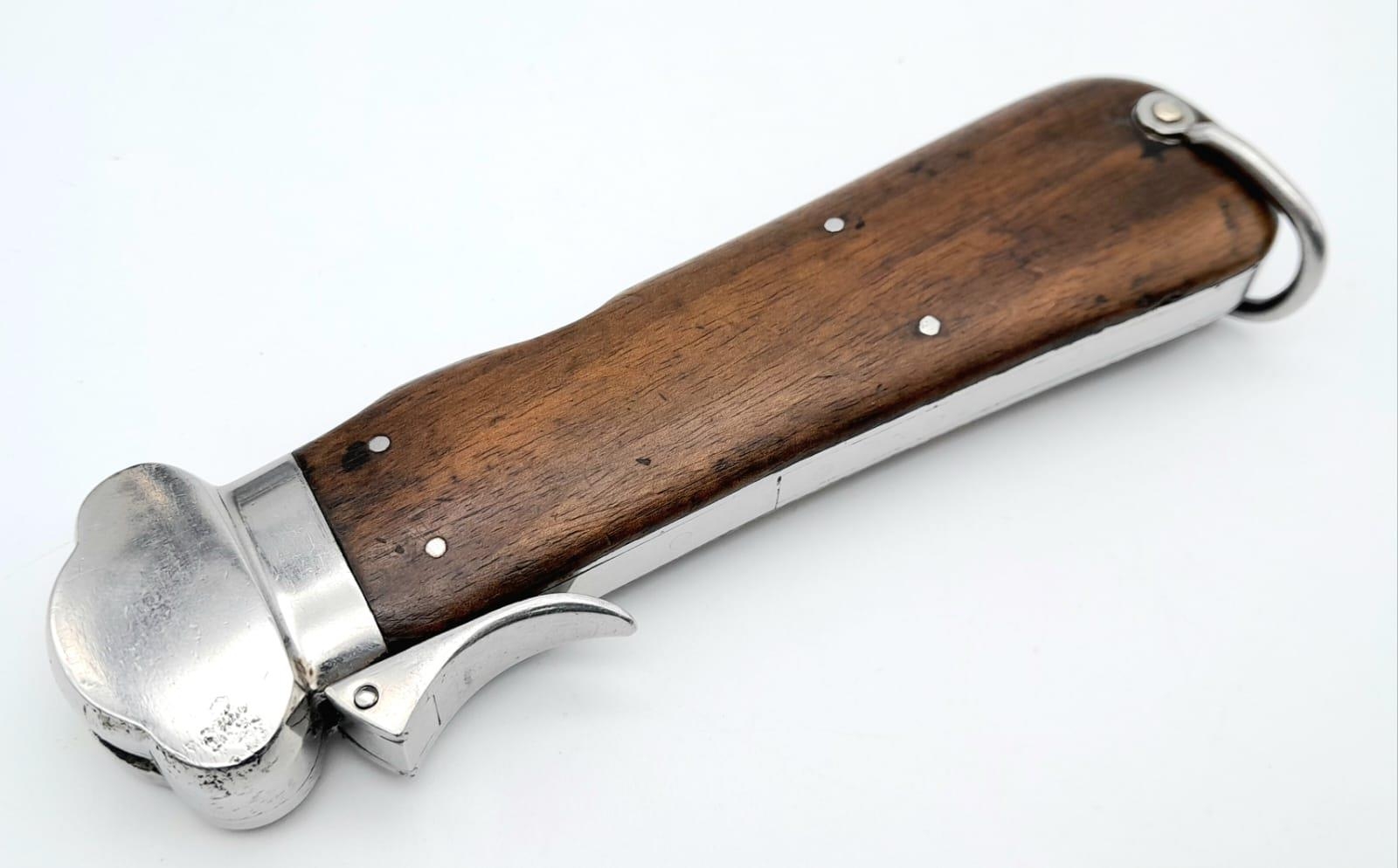 A German WW2 Luftwaffe Paratrooper Gravity Knife. Gravity action for blade release - built to get - Bild 5 aus 7