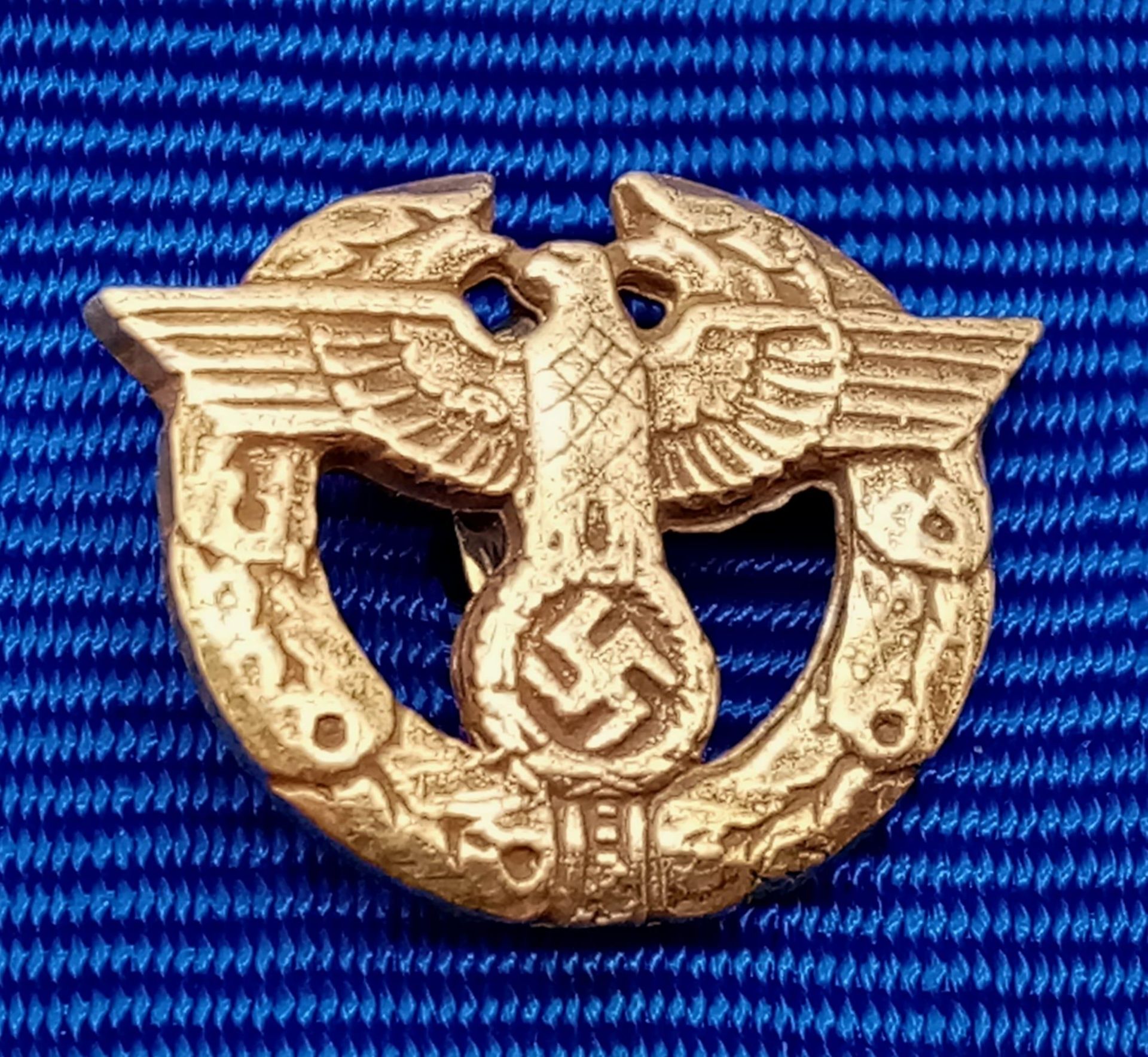 3rd Reich 18 Year Long Service Medal with stick pin of the Customs and Border Control. - Image 4 of 4