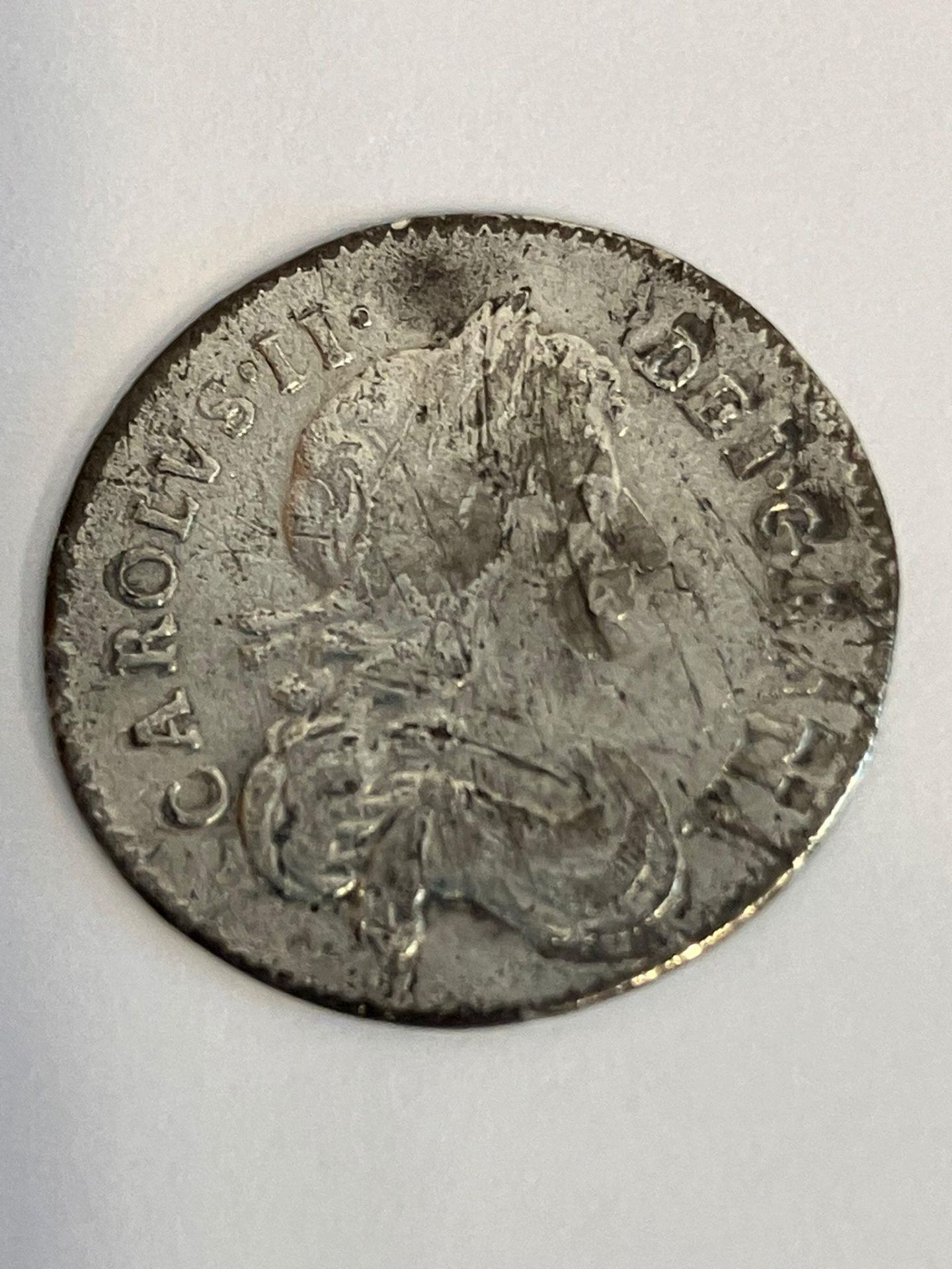 1676 CHARLES II SILVER THREEPENCE. Fine/ Very Fine Condition. - Image 3 of 3