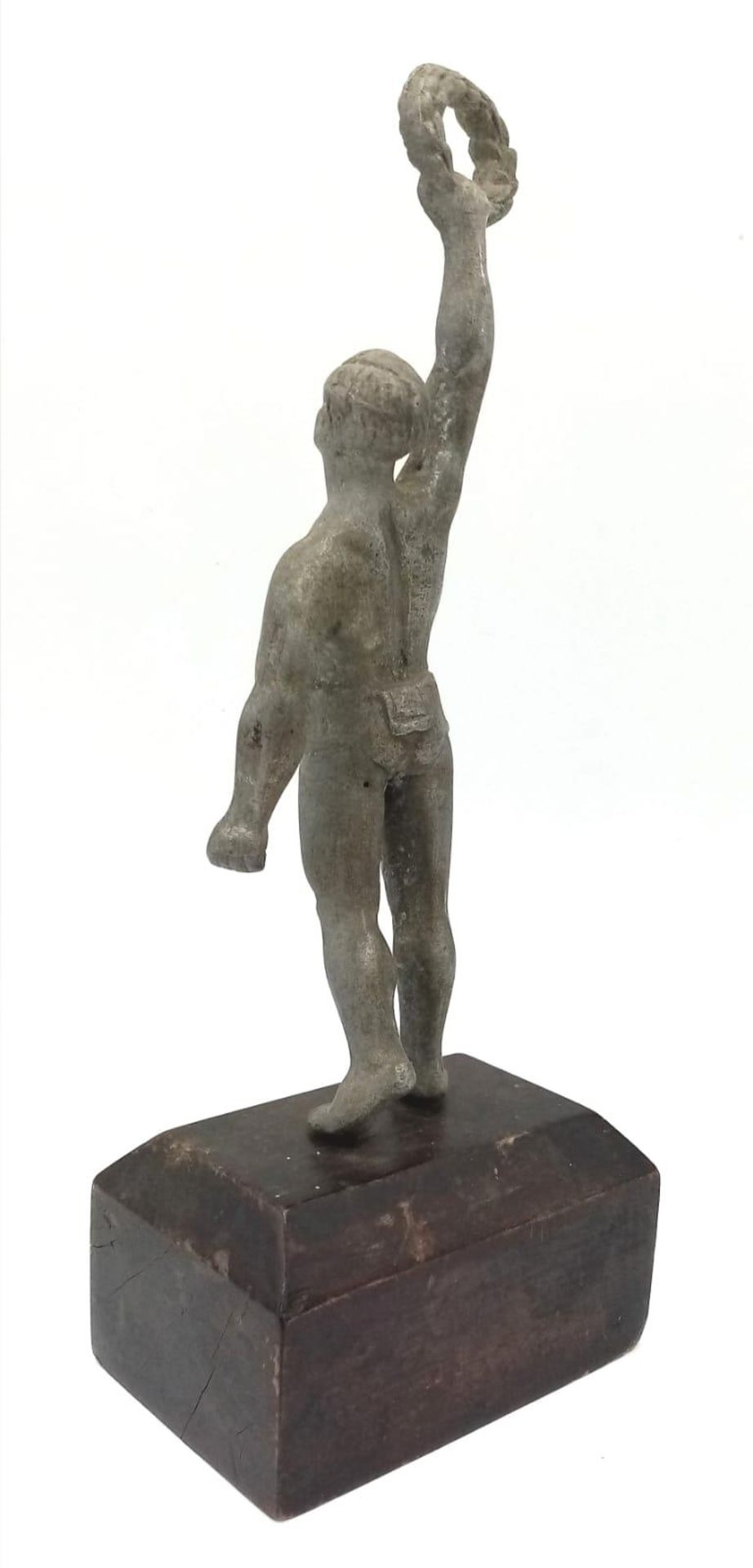 WW2 German Military Division Sports Trophy. 100m clothed swim. Celle 1940. - Image 2 of 3
