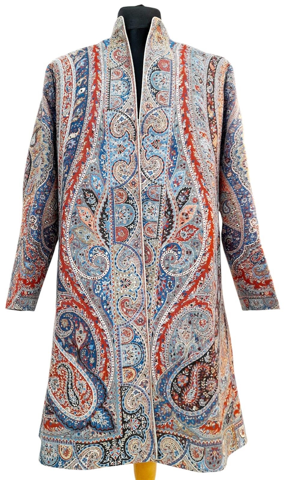 A Jamawar Decorative Paisley Coat. Size 44.