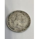 1820 GEORGE III SILVER SIXPENCE.Better grade coin. Extra fine condition.