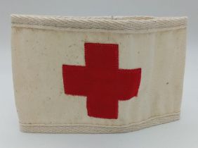 WW2 US Medics Armband with US Medical Department Stamp. Un-issued condition.