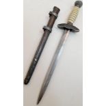 3rd Reich 2nd Pattern Luftwaffe Officers Dagger. Produced by wMw Waffen Circa 1937. Alas there is