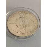 SILVER GEORGE WASHINGTON HALF DOLLAR 1982 .Minted in 1982 to commemorate 250 years since the birth