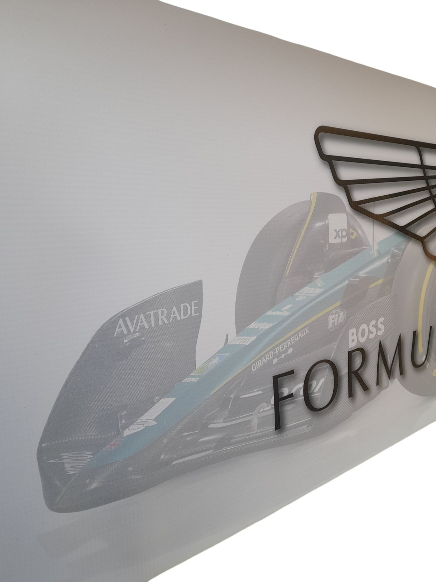 A trophy for any petrolhead, An ASTON MARTIN Formula One Racing Team banner. Strong PVC - Bild 5 aus 7