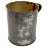 WW2 Army Can Cup made by An Allied POW. The can would of originally been from a red cross parcel