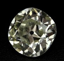 AN OLD CUT/EUROPEAN CUT LOOSE DIAMOND. 0.88ct, lovely clarity. 5.5mm diameter. Ref: 7420