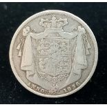 An 1836 William IV Silver Half Crown. VF grade but please see photos for conditions.