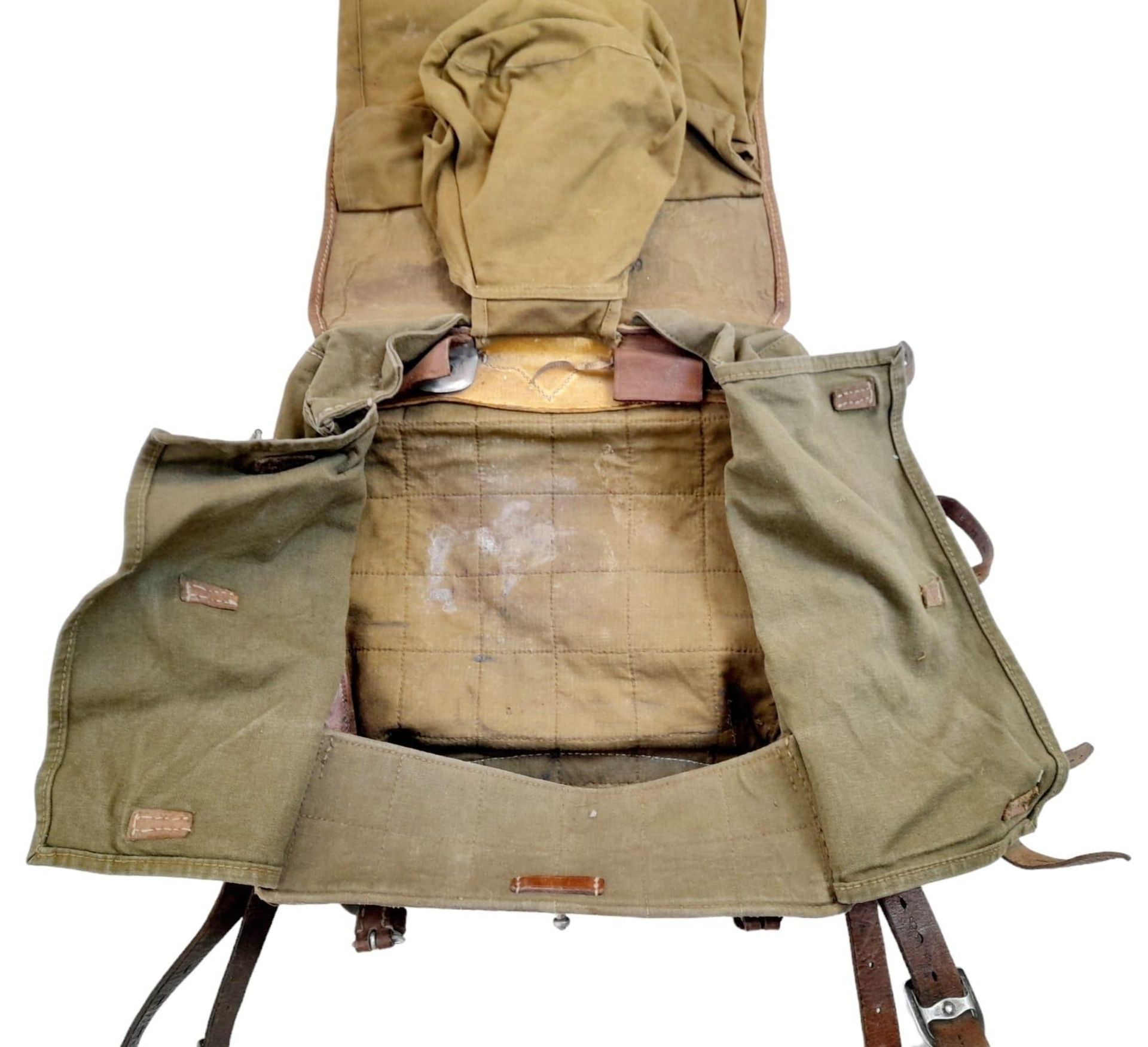 WW2 German Tournister “Pony Pack” Dated 1939. Used by the Hitler Youth and ground troops. - Image 5 of 7