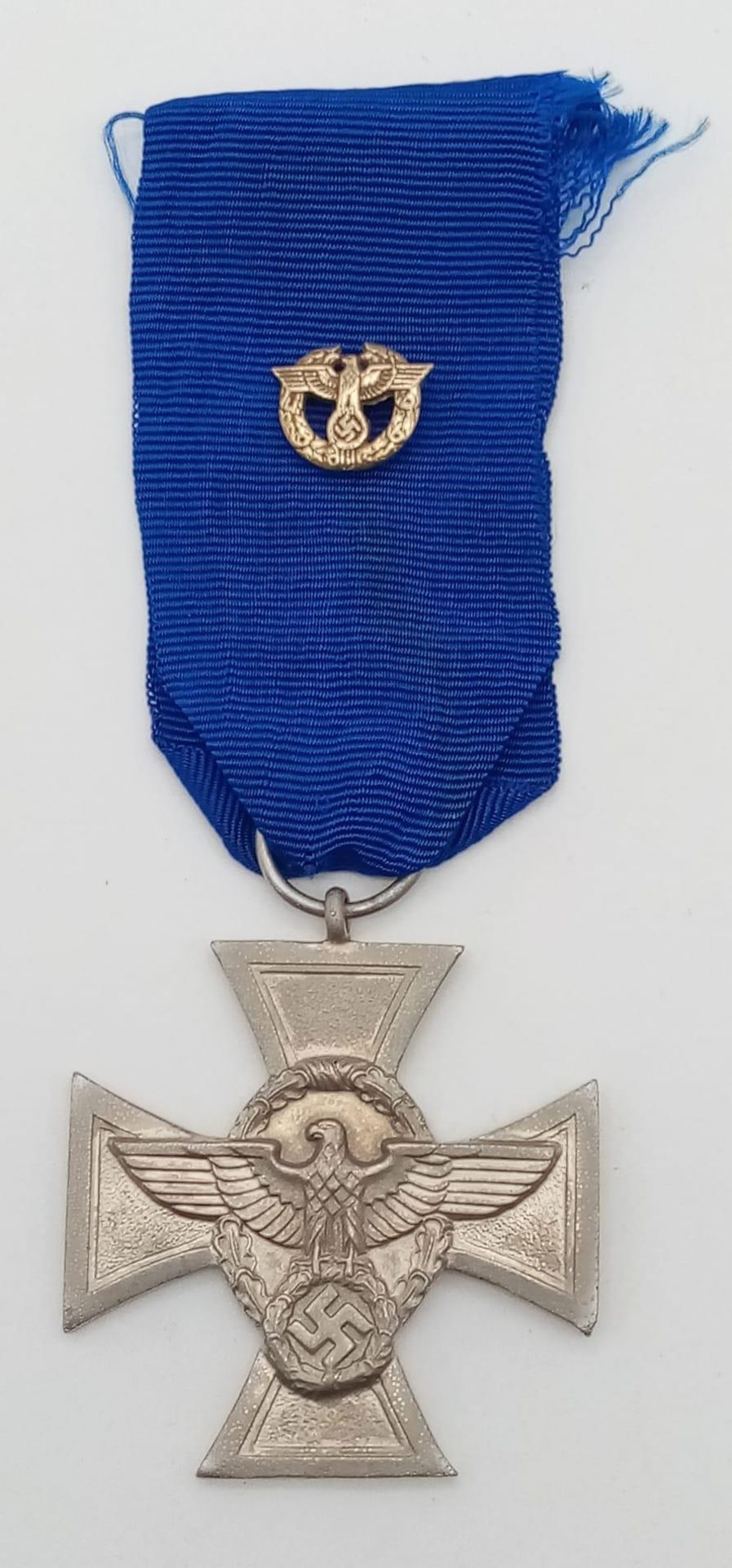 3rd Reich 18 Year Long Service Medal with stick pin of the Customs and Border Control.