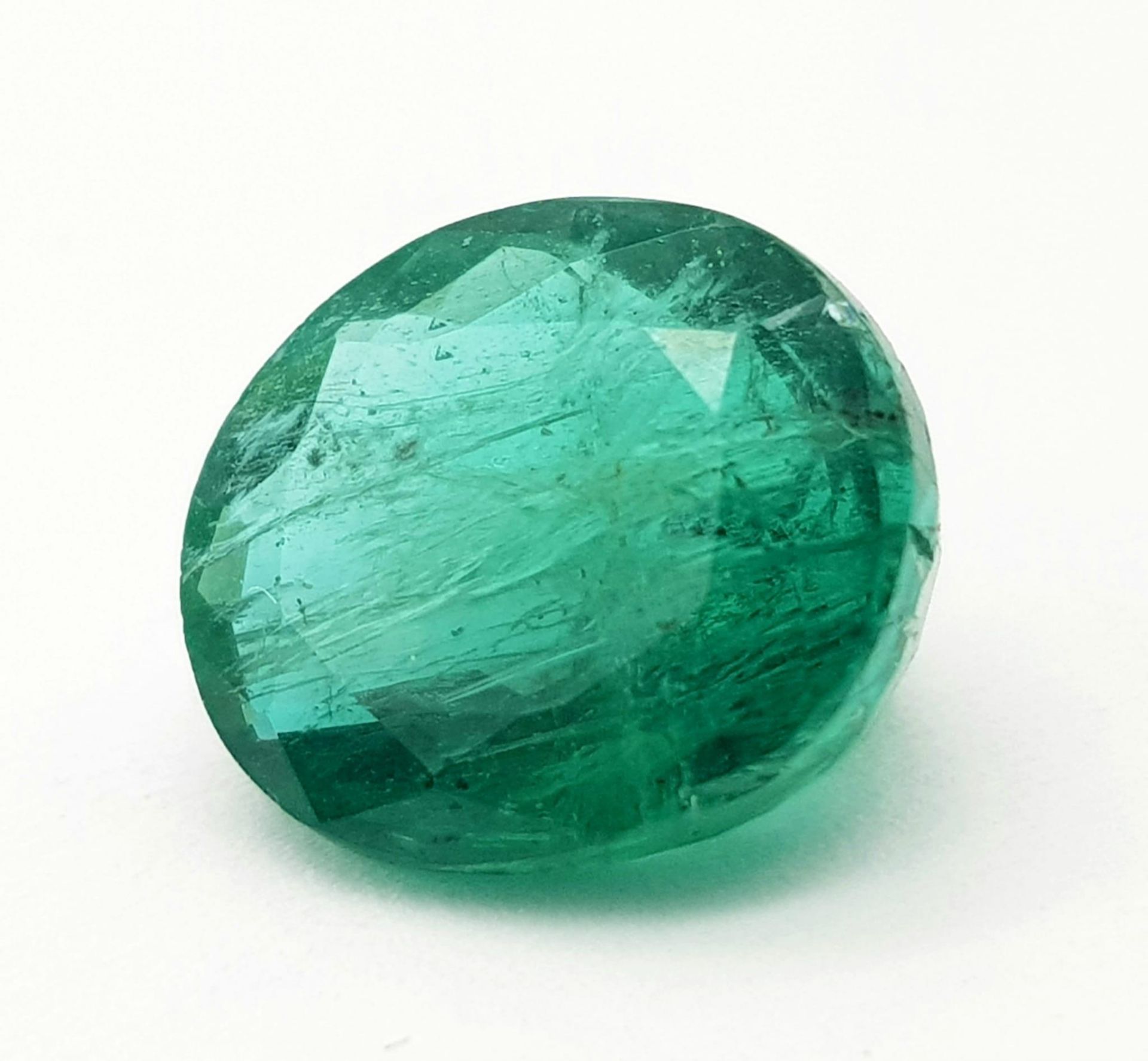 A 4.86ct Zambian Emerald - GTL certified. - Image 2 of 7
