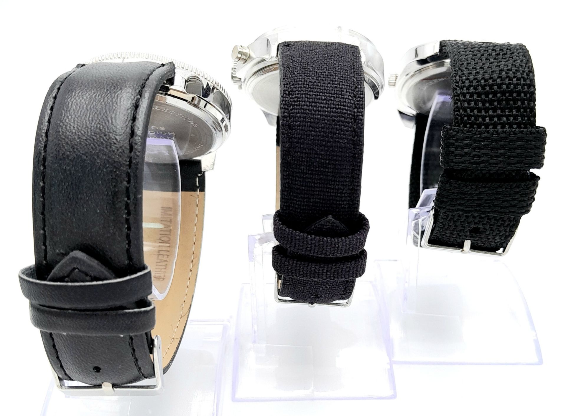 Three Military Designed Watches. Comprising: 1) British Submariners Watch (42mm Case), 2) Swedish - Bild 4 aus 7