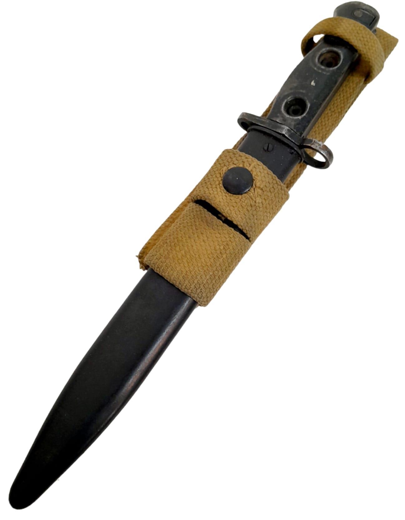 Cold War Period British L1-A3 SLR Bayonet & Frog. Dated 1965. - Image 2 of 4