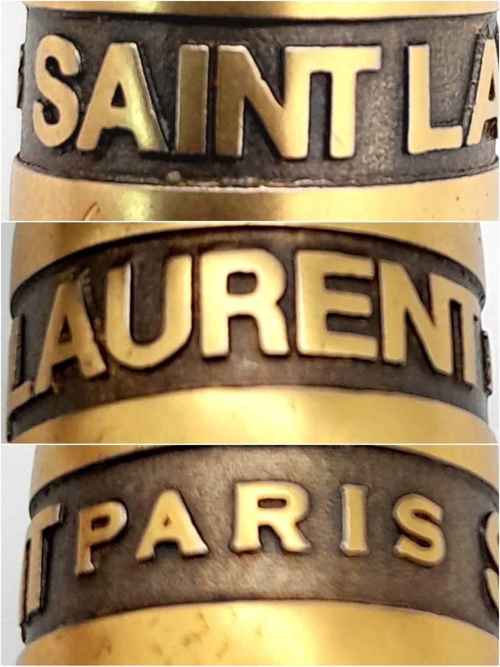 A YSL Saint Laurent Black Lou Matelasse Camera Bag. Leather exterior, gold-tone hardware, adjustable - Image 10 of 11