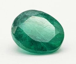 A 4.86ct Zambian Emerald - GTL certified.
