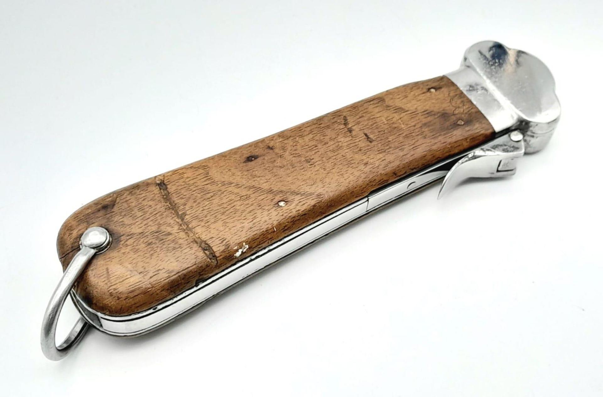 A German WW2 Luftwaffe Paratrooper Gravity Knife. Gravity action for blade release - built to get - Bild 6 aus 6