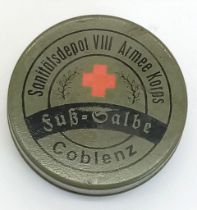 WW1 Imperial German Anti Frost Bite Vaseline.