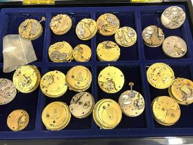 Antique & vintage watch movements & case . Spares or repair
