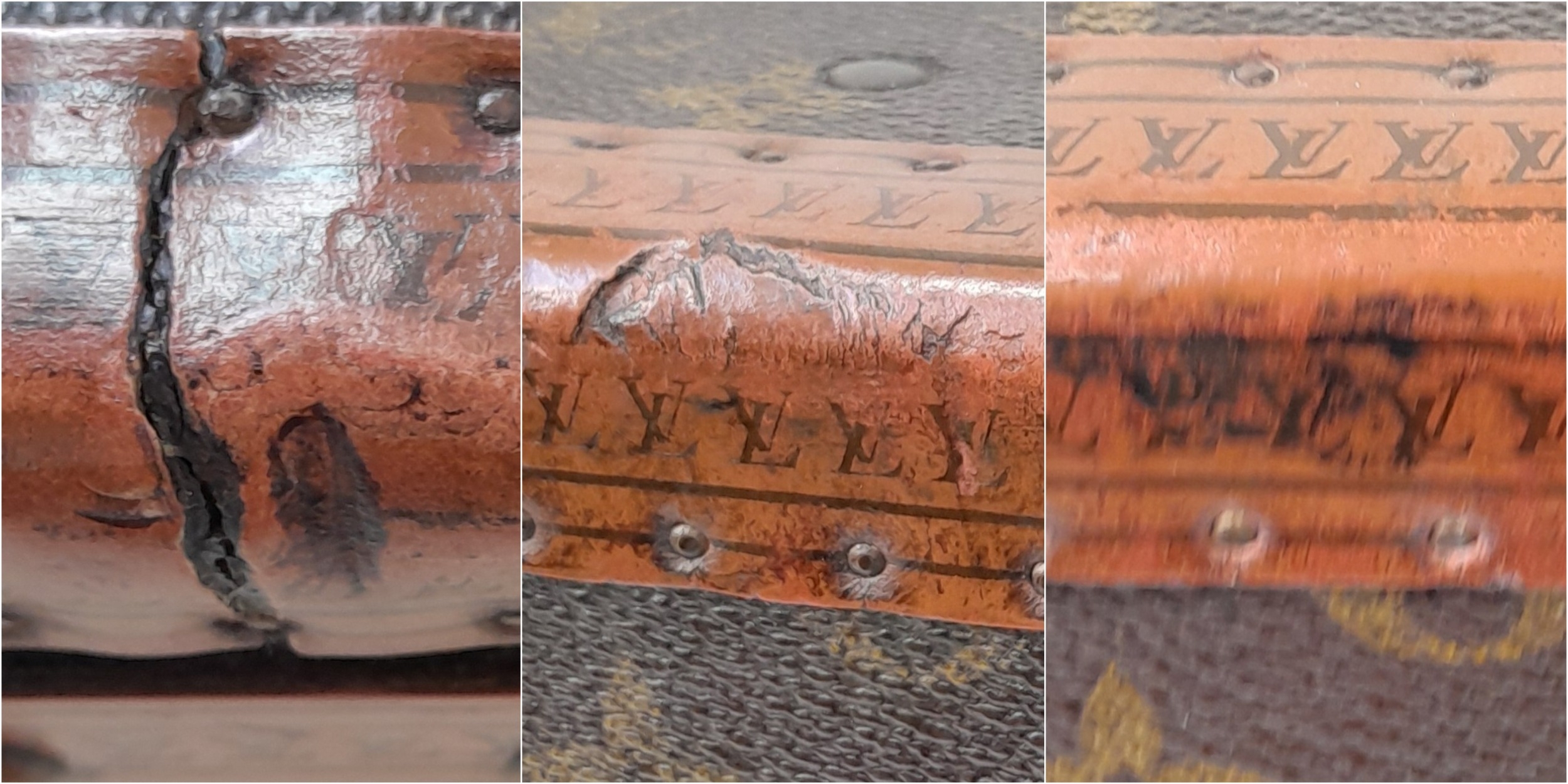 A Vintage Possibly Antique Louis Vuitton Trunk/Hard Suitcase. The smaller brother of Lot 38! - Image 11 of 13