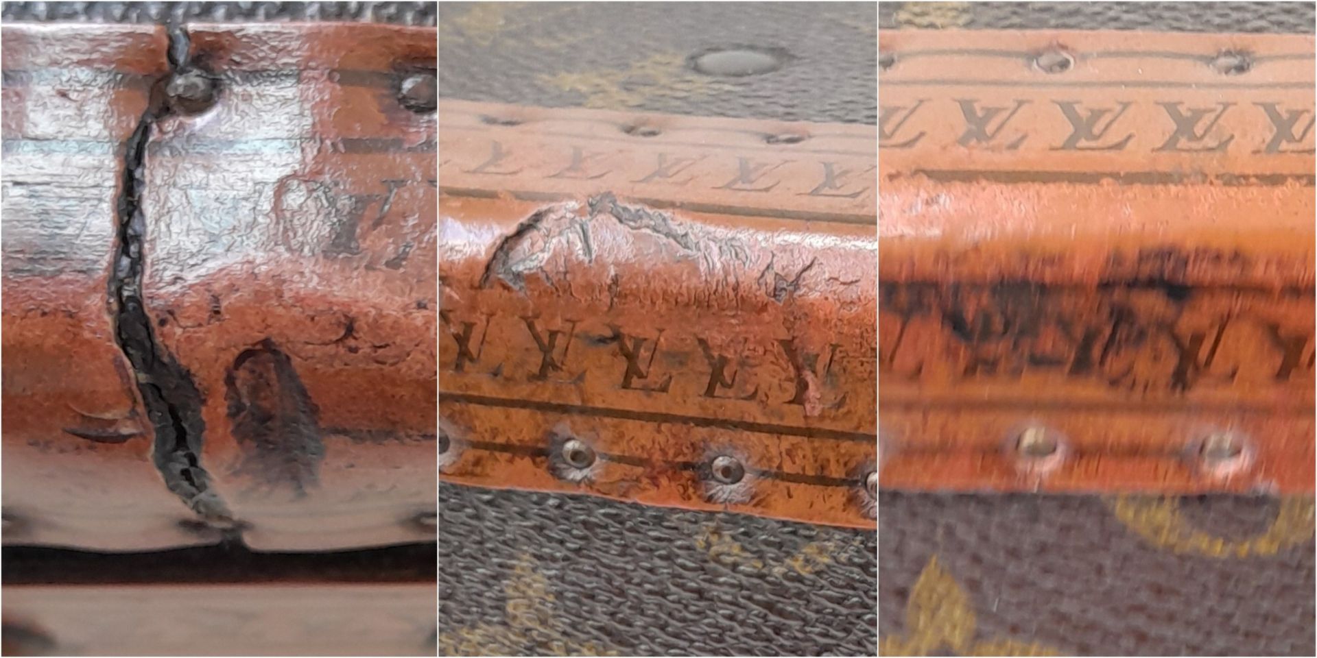 A Vintage Possibly Antique Louis Vuitton Trunk/Hard Suitcase. The smaller brother of Lot 38! - Bild 11 aus 13